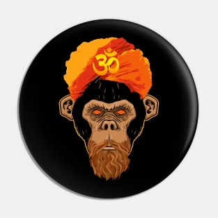 Stoned Monkey Pin