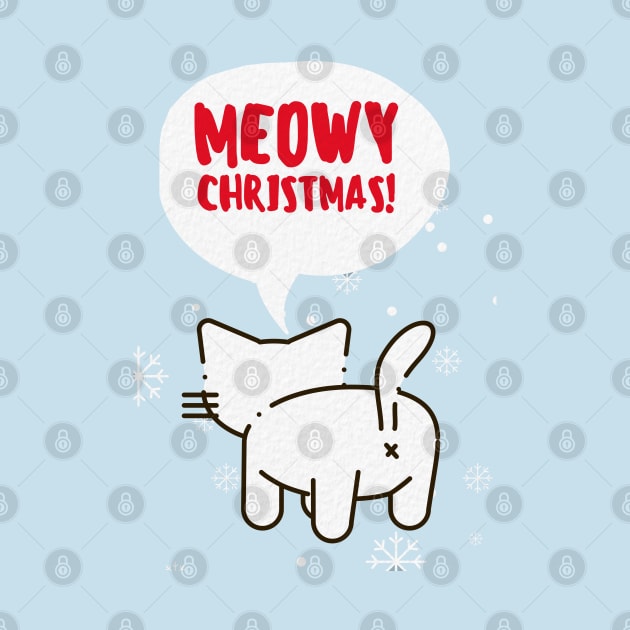 Meowy Christmas Catmas by applebubble