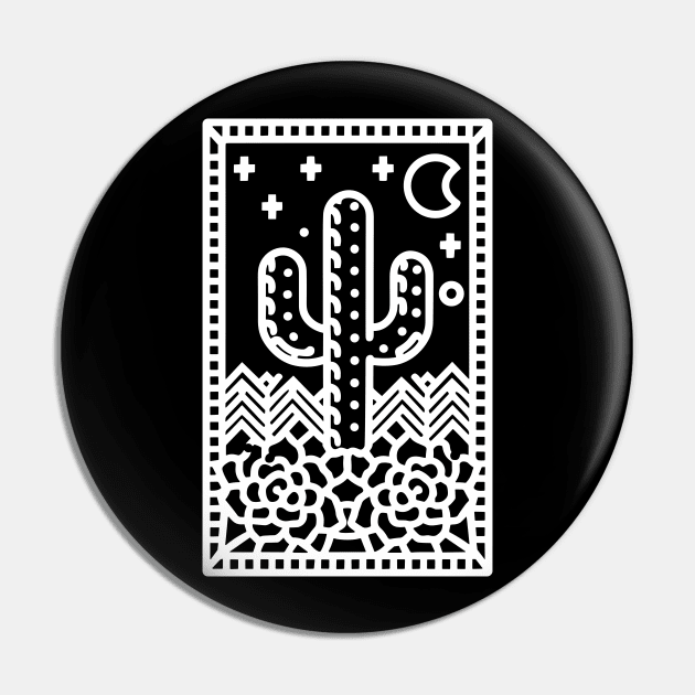 Cactus Pin by WildyWear