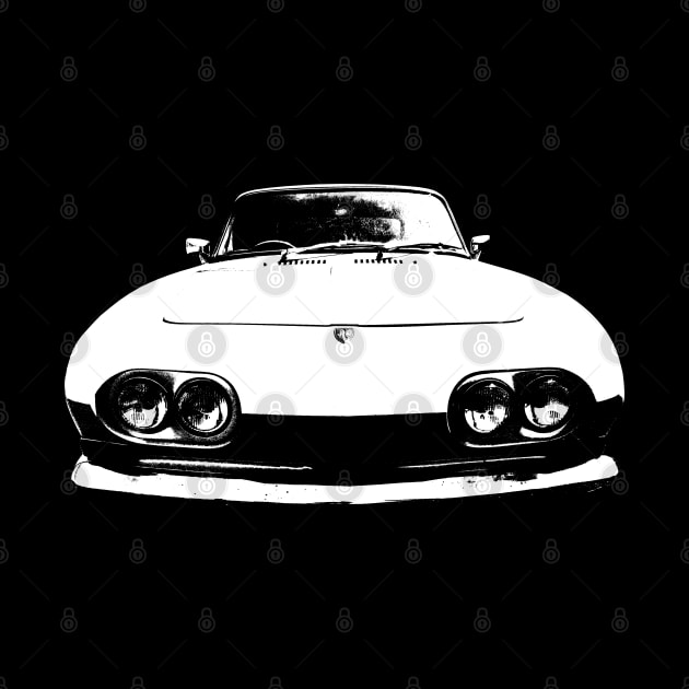 Reliant Scimitar 1960s British classic car monoblock white by soitwouldseem