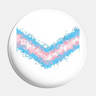 chevron - trans - glitch Pin