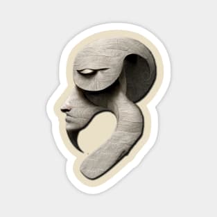 Ancient bust Magnet