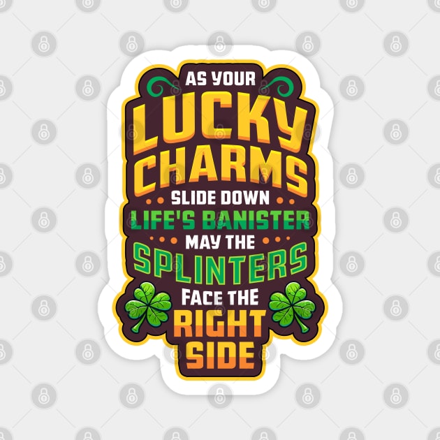 Irish Prayer - Luck of The Irish - Funny Magnet by Vector-Artist