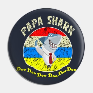 papa shark Pin