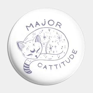 Major Cattitude Pin