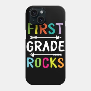 First Grade Rocks Teacher Student Happy Back To School Day Phone Case