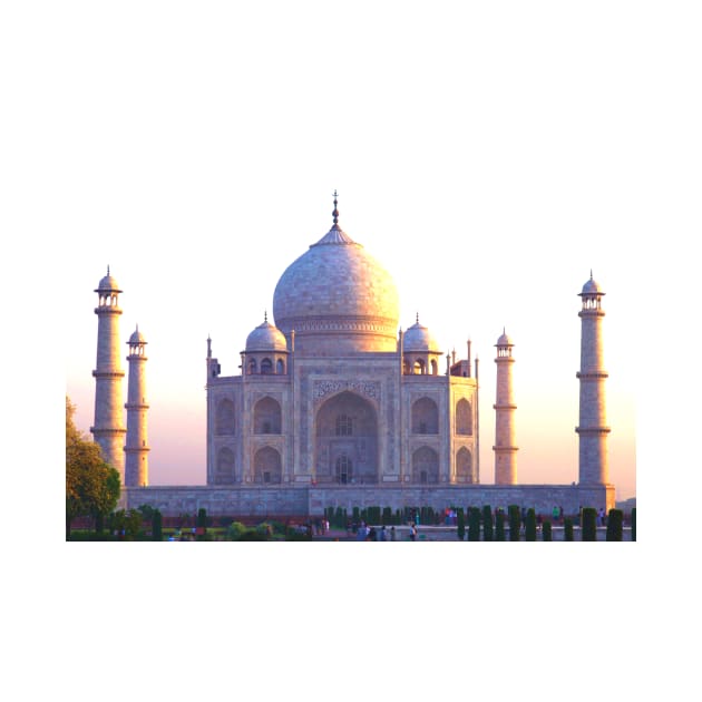 The Taj Mahal at sunrise by JohnDalkin