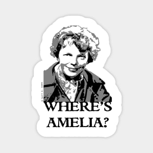 Where's Amelia? Magnet