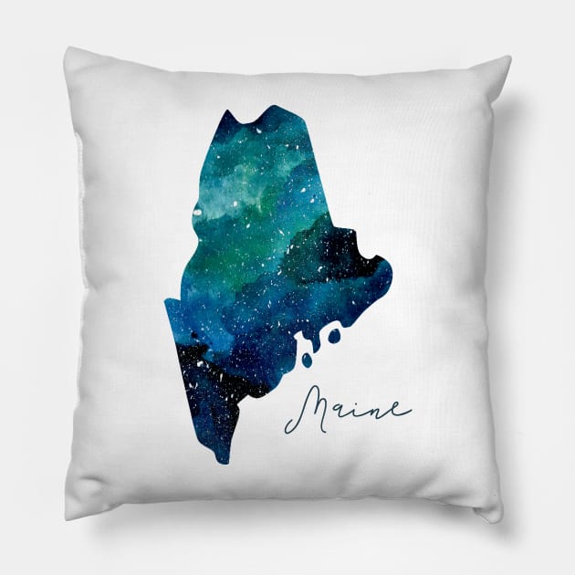 Maine Pillow by KathrinLegg