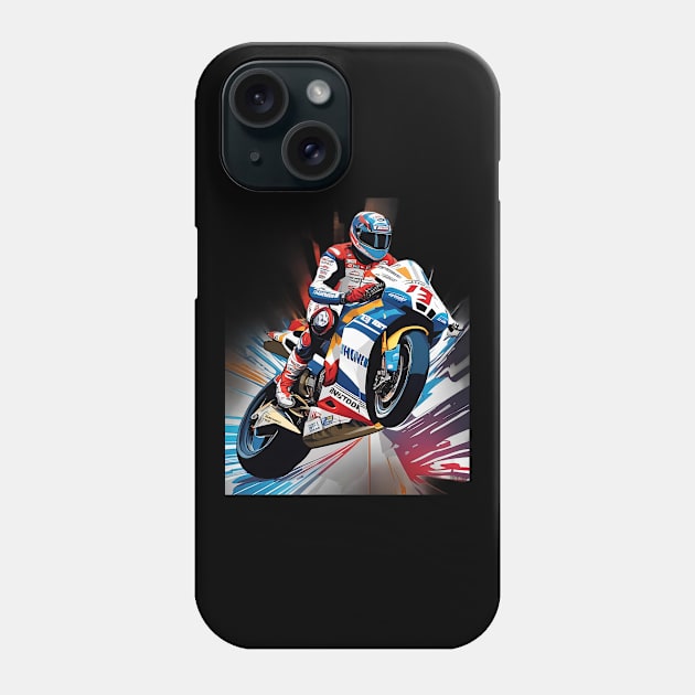 Motocross Phone Case by animegirlnft