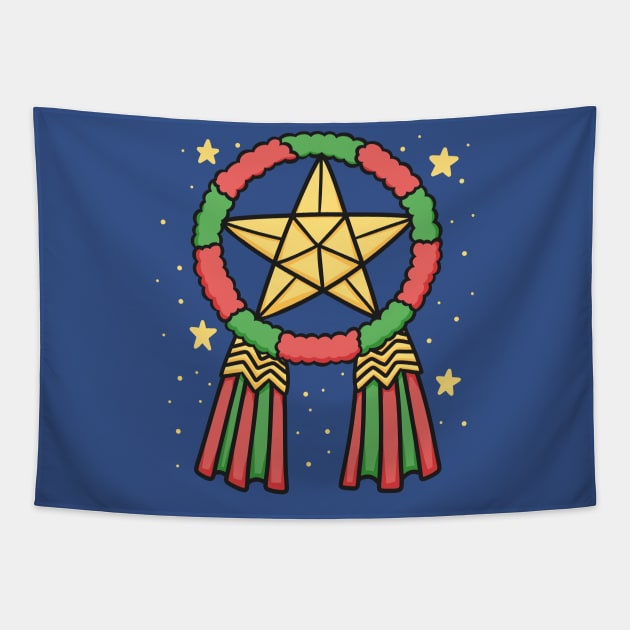 Philippine Christmas Star Tapestry by KammyBale