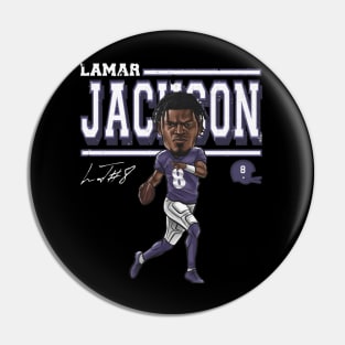 Lamar Baltimore Cartoon Pin