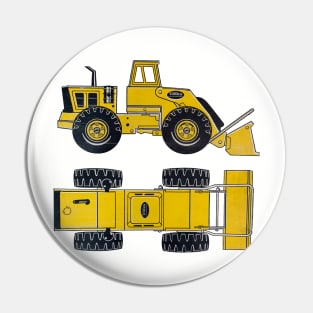 Mighty Loader - 1968 Box Graphic Pin