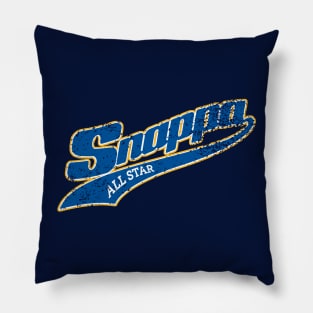 Snappa Blue & Gold Pillow