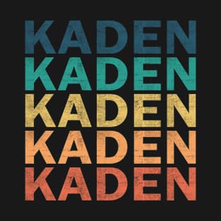 Kaden Name T Shirt - Kaden Vintage Retro Name Gift Item Tee T-Shirt