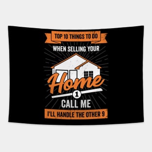 Real Estate Agent Selling Houses Realtor Gift Tapestry