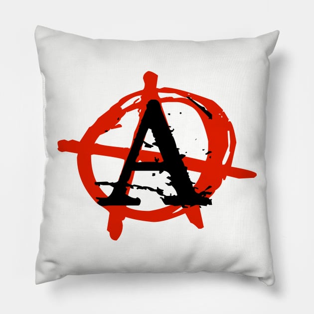 Anarchy (A) Pillow by Spaksu