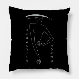 Introvert Women Pillow