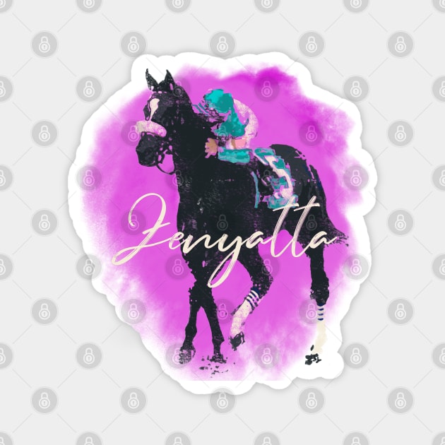 Zenyatta -Famous Racehorse Magnet by Ginny Luttrell