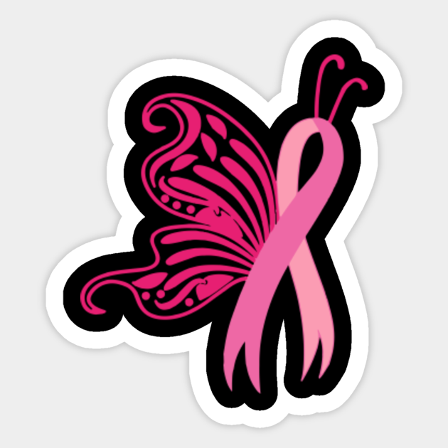 Breast Cancer Awareness Pink Ribbon Tribal Butterfly Tattoo Pullover Hoodie Breast Cancer Awareness Pink Ribbon Tri Sticker Teepublic Uk