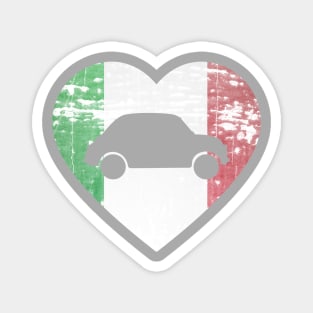 I Heart Fiat 500s Magnet