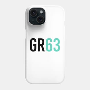 George Russell 63 - Driver Initials and Number Phone Case