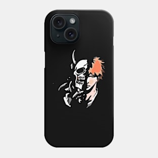 black anime Phone Case