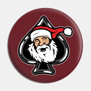 Happy Santa Clause Ace Pin