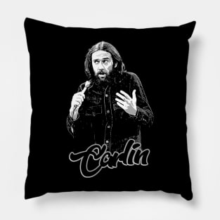 young carlin jokes Pillow