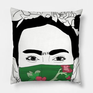 Frida Covid 19 Pillow