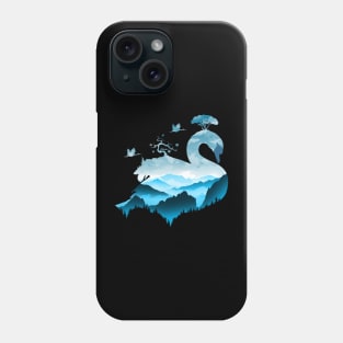 Cliff Inside Swan Phone Case