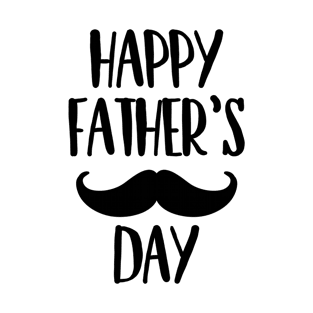 Happy Father's day Moustaches T-Shirt