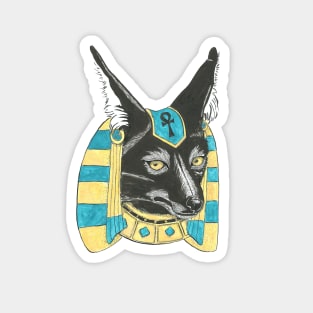 Anubis, god of the dead and hell Magnet