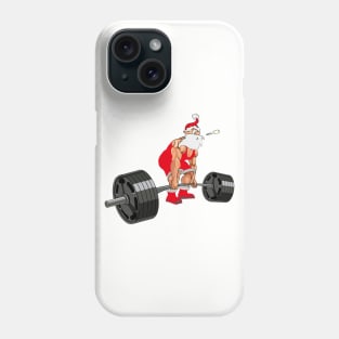 Gym Christmas Gift Santa Claus Training Phone Case
