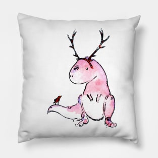 Christmasosaurus Pillow