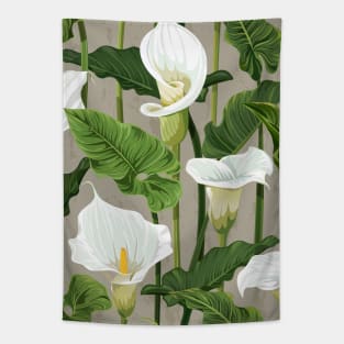 Calla lily pattern soft color Tapestry