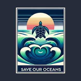 Save Our Oceans Sea Turtle T-Shirt