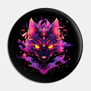 Neon Fox Pin