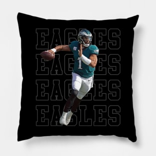 jalen hurts street wear Pillow