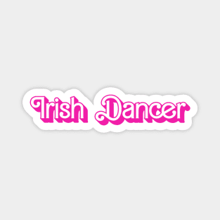 Pink Irish Dancer Magnet