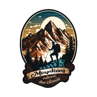 Mountains above the clouds T-Shirt