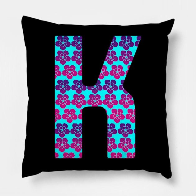 Letter K from Roses Pillow by Dolta