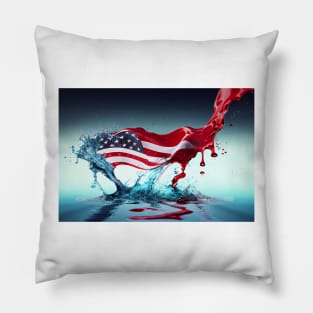 National Nations Flags - American Flag - Stars And Stripes Pillow