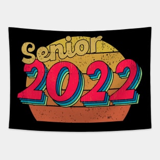 Class of 2022 Senior 2020 Graduation 2022 Party Seniors Retro Vintage Tapestry