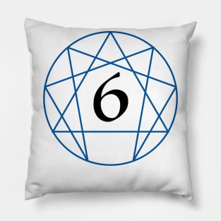 Enneagram Six - The Loyalist (Number Only) Pillow