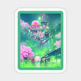 Aurora City of Sakura Magnet