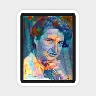 Rosalind Franklin Women in Science STEM Watercolor Abstract Portrait Magnet