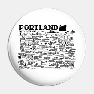 Portland Oregon Map Pin