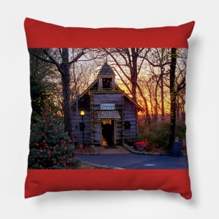 Christmas Church Pillow