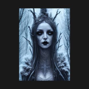 Winter Witch | Frost Queen | Gothic Fantasy | Gothic Aesthetic | Beautiful Witch T-Shirt